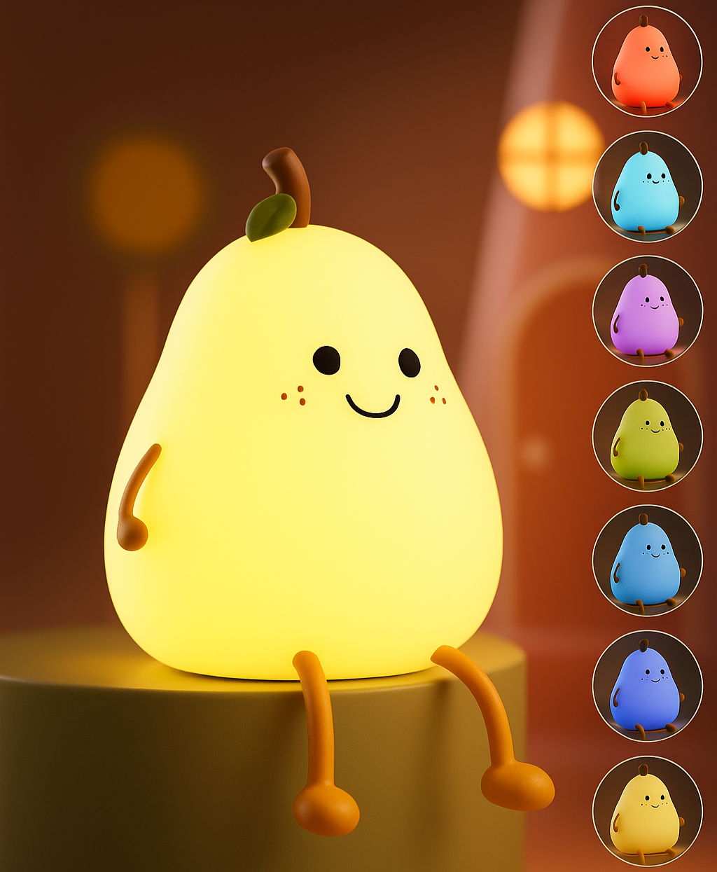 Squeezy Pear-Lamp